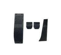 Couverture Pad Pédale pour BMW 3 5 pour Série E30 E32 E34 E36 E38 E39 E46 E87 E90 E91 Repose-Pieds Frein À Carburant Pédales Gaz Couvre Accessoires Voiture Repose-Pied(Drill MT Black)