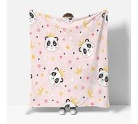 Couverture Panda 180x220cm Chaude Douce Moelleuse Microfibre Flanelle Couverture Polaire 3D Animaux Mignons Blanket pour Lit Canapé La Chambre Coucher Voyages(Image 27-5)