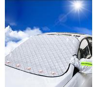 Couverture Pare-Brise Avant Voiture, 5 Magnétique Protection Repliable Universelle UV Soleil Poussière Pluie, Bâche Pare Brise pour Voiture SUV, Protege Pare Protection Solaire 180 * 110cm