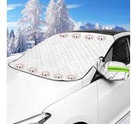Couverture Pare-Brise Avant Voiture pour T-oyota Land Cruiser Prado 150 2010-2021, Magnétiques Pare Soleil Voiture Avant Bâche Films Protection Antigel Fenetre Anti Pluie Neige l'hiver Accessoires