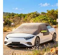 Couverture Pare Brise Voiture-Bache Pare Brise Protection Hiver 6 Magnétique-Universelle Couverture Pare Brise pour Anti Givre Neige Glace UV Pluie Universelle pour Voiture SUV (259 x 150 cm)