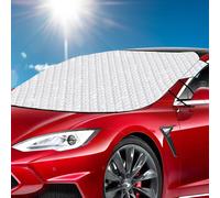 Couverture Pare-Brise Voiture,Bâche Pare Brise Protection,Magnétique Couverture Repliable,Universelle Couverture Pare Brise Pour Anti Givre Pour Bache Voiture Anti Givre Et Neige,Uv,Poussière (B)