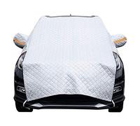 Couverture Pare-Brise Voiture, Bâche Pare Brise Protection Magnétique Couverture Repliable, Universelle pour Voiture Anti Givre, Neige, Glace, Pluie et Soleil