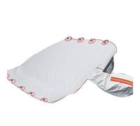 Couverture Pare-Brise Voiture Couverture pour VW Golf GTI 2010-2023 2024 2025, Protection Pare Brise Hiver Repliable Magnétique Et 2 Cache-Oreilles Réfléchissants,116 * 160cm