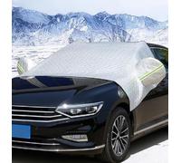 Couverture Pare Brise Voiture Hiver pour Audi S3 2020 2021 2022 2023 2024, avec Coques de Rétroviseurs et Bandes Réfléchissantes Anti Givre Neige