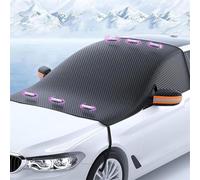 Couverture Pare Brise Voiture Hiver pour Lancia Dedra/Dedra 2000/Delta Evo 500/Delta/Delta Executive, Bache Pare Brise Anti-Gel et Anti-Neige Pliable Accessoire Voiture Accessoires