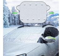 Couverture Pare-Brise Voiture Magnétique Bache Pare Brise Avec Couvercle De Rétroviseur,185 * 118 Cm Voiture Couverture Pare Brise Protection Pare Brise Hiver Universelle Pour Voiture