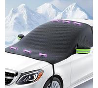 Couverture Pare-Brise Voiture pour BMW 3er Touring Wagon M3 318i 318d 320i 320d 320e 2023-2026, Bache Anti Givre Voiture, Protection hivernale Pliable pour Voiture,Black and Green