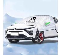 Couverture Pare-Brise Voiture pour Citroen C4 SpaceTourer 2018-2023, Bâche Pare Brise Protection Housse de Pare-Brise Avant Repliable Protege Pare Brise Hiver pour Anti Givre, Neige, Glace, UV