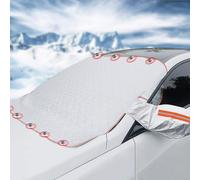 Couverture Pare-Brise Voiture pour Citroen Nemo Estate 2009-2020, Bâche Pare Brise Protection Magnétique Couverture avec Couvercle de Rétroviseur