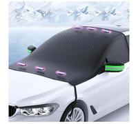Couverture Pare Brise Voiture pour Dacia Jogger 2022-2026, Magnétique Protege Pare Brise Givre avec Couvercle Rétroviseur l'hiver Accessoires,A
