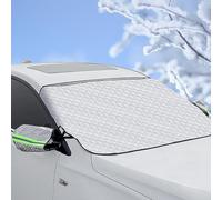 Couverture Pare-Brise Voiture pour HON-DA Civic Sedan 2007-2020 2021 2022 2023, Couverture Protection Pare Brise Hiver -Bâche Pare Brise Protection -Anti Givre Neige Glace UV Pluie