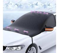 Couverture Pare-Brise Voiture pour Renault Clio 5 V 2020-2023 2024,Magnétiques Avant Bâche Pare Brise Pare Neig,Protège Pare Brise Hiver Givre Accessoires,A/Orange