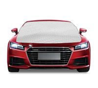 Couverture Pare-Brise Voiture, Protection Pare Bâche Hiver, Protège Magnétique Gel Bache Brise Hiver, Anti Givre, Glace, Pluie, Soleil, Repliable Universelle pour Voitures et SUV (178 X 97 cm)