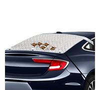 Couverture Pare Brise Voiture - Protection Pare Brise Hiver | Housse Antigel pour Vitre Arrière | Magnétiques Bâche Pare Brise | Bache Voiture Exterieur, Anti Neige, Poussière, Feuilles Et Soleil UV