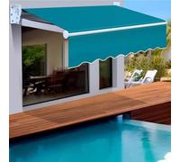 Couverture Pare-Soleil avec manivelle Manuelle, auvent de terrasse for Balcon, auvent rétractable Manuel, auvent de terrasse for Patio(11.5x6.6FT)