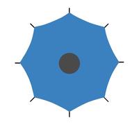 Couverture Pare-Soleil pour Trampoline, Couverture Pare-Soleil pour Trampoline | Housse de Protection Anti-UV pour,Couverture de Tente de pour Jouer en Plein air en Toute sécurit