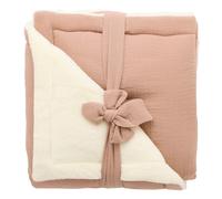 Couverture peluche gaze & microfibre - Mix&Match
