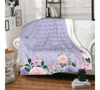 Couverture personnalisée avec Lettre d'amour à ma chère Maman, couvertures personnalisées avec nom et Photo pour la fête des mères, Anniversaire, Noël