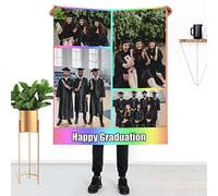 Couverture personnalisée avec photo, Couverture Personnalisée avec Texte 1-9 Photo Collage de Mots Couvertures Personnalisées, Pour papa, maman, hommes, femmes, enfants, chiens, amis ou amoureux