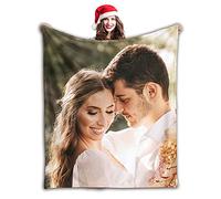 Couverture personnalisée avec texte de photos.avec 1-9 collages de photos.Couvertures en flanelle pour cadeau de mariage d'anniversaire de famille s'adapte à un canapé chambre salon-120cmX150cm