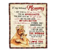 Couverture personnalisée pour Grand-mère de la Part de Ses Petits-Enfants. N'oublie jamais Que Je t'aime. Tu ES Tout pour Moi. Grand-mère, Anniversaire, fête des mères, Noël. Couverture Polaire