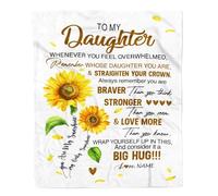 Couverture personnalisée pour ma Femme de la Part de Mon Mari cerf, tu ES l'amour de ma Vie, épouse, Anniversaire de Mariage, Anniversaire de Noël, Couverture Polaire personnalisée