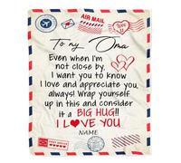 Couverture personnalisée pour ma Femme de la Part de Mon Mari, n'oublie jamais, Je t'aime, Couple Lion, Femme, Anniversaire, Saint-Valentin, Noël, Couverture Polaire personnalisée