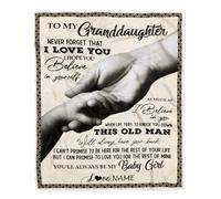 Couverture personnalisée pour ma Femme de la Part de Mon Mari Parfois, il est Difficile de trouver Les Mots Amour Femme Saint Valentin Anniversaire Mariage Anniversaire Noël Couverture Polaire