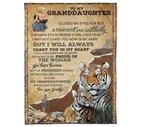 Couverture personnalisée pour ma Fille Bonus de la Part de ma Belle-mère Chaque Fois Que Vous Vous sentez dépassée Lion Belle-Fille Cadeaux d'anniversaire Noël Couverture Polaire personnalisée