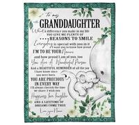 Couverture personnalisée pour ma fille bonus de la part de ma belle-mère, papa loup, mon amour pour toi est éternel, cadeaux d'anniversaire pour belle-fille, couverture polaire personnalisée de Noël