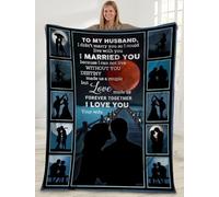 Couverture personnalisée pour ma fille bonus de la part de mon beau-père Il était une fois des cadeaux d'anniversaire de remise de diplôme pour les cadeaux de belle-fille Couverture polaire de Noël