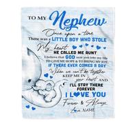 Couverture personnalisée pour ma Fille de la Part de Maman Papa Amour Gros câlin Lettre par Avion Tournesol Fille Anniversaire Remise des diplômes Noël Couverture Polaire personnalisée