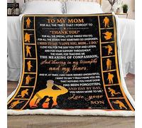 Couverture personnalisée pour ma fille de la part de maman, tournesol en bois, cadeaux d'anniversaire pour petite fille, remise de diplôme, Saint-Valentin, Noël, couverture polaire personnalisée