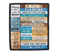 Couverture personnalisée pour ma Fille de Maman Papa ce Vieux Loup t'aime Fille Anniversaire Remise des diplômes Noël Couverture Polaire personnalisée