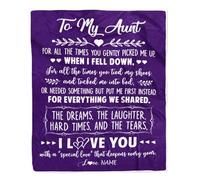 Couverture personnalisée pour ma Fille de Maman Papa Je t'aime C'est Un Gros câlin Lion Fille Anniversaire Remise des diplômes Noël Couverture Polaire personnalisée