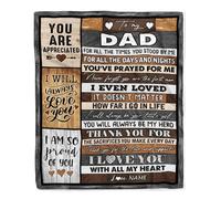 Couverture personnalisée pour ma Grand-mère de la Part de Mes Petits-Enfants Je t'aime avec Un Amour spécial Nana Anniversaire Fête des mères Noël Couverture Polaire personnalisée