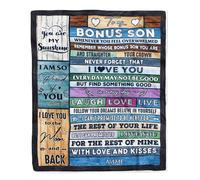 Couverture personnalisée pour ma Grand-mère de la Part de Mes Petits-Enfants, n'oublie jamais Que Je t'aime, tu ES Tout pour Moi, Grand-mère, Anniversaire, fête des mères, Noël, Couverture Polaire