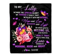 Couverture personnalisée pour ma Petite Amie de la Part de Mon Petit ami, Gros câlin, Lettre par Avion, Cadeau d'anniversaire, de Saint-Valentin, de Noël, Couverture Polaire pour lit