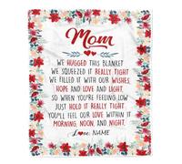 Couverture personnalisée pour ma Petite-Fille de Grandma Nana, Je t'offre Un Gros câlin d'amour, Papillon, Anniversaire, Thanksgiving, Noël, Couverture Polaire personnalisée
