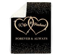 Couverture personnalisée pour mon fils bonus de la part de belle-mère papa Ce vieux loup t'aime beau-fils Cadeaux d'anniversaire Remise des diplômes Noël Couverture polaire personnalisée