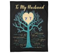 Couverture personnalisée pour Mon Fils Incroyable de la Part de Papa Père Lion C'est Un Gros câlin Cadeaux d'anniversaire pour Fils Remise des diplômes Noël Couverture Polaire personnalisée