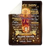 Couverture personnalisée pour Mon Neveu de Tante Lion Être ta mère est Mon Neveu Heureux pour Toujours Cadeaux d'anniversaire Remise des diplômes Noël Couverture Polaire personnalisée