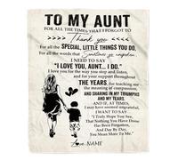 Couverture personnalisée pour Mon Petit ami de ma Petite Amie Quand Je dis Je t'aime, Couverture Polaire personnalisée pour Anniversaire, Saint-Valentin, Noël