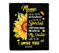 Couverture personnalisée pour Mon Petit-Fils de Grand-mère Papa n'oublie jamais Je t'aime Lion Petit-Fils Anniversaire Remise des diplômes Noël Couverture Polaire personnalisée