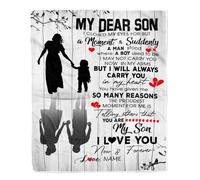 Couverture personnalisée pour Mon Titi de la Part de ma nièce et de Mon Neveu Tu ES Magnifique Papillon Titi Anniversaire Fête des Mères Noël Couverture Polaire personnalisée