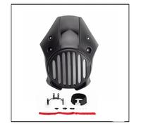 Couverture Phare Moto pour Rebel pour CMX 500 300 250 Rétro Grille Avant Feux Couverture Phare Pare-Brise Moto Phare Capot Carénage(Black Grill Fairing)