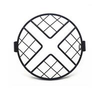 Couverture Phare Universel pour Phares Moto Protecteur Support Lumière Alliage D'aluminium Couvercle Calandre Grille Headlight(4)