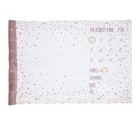 Couverture photo bébé étoiles roses Atmosphera Blanc et rose G