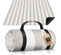 Couverture Pique Nique 200x200 cm - Serviette de Plage XXL - Grande Tapis Picnic Imperméable Pliable